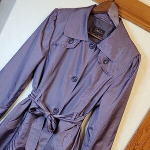Jessica Women's Elegant Purple Trench Coat‎